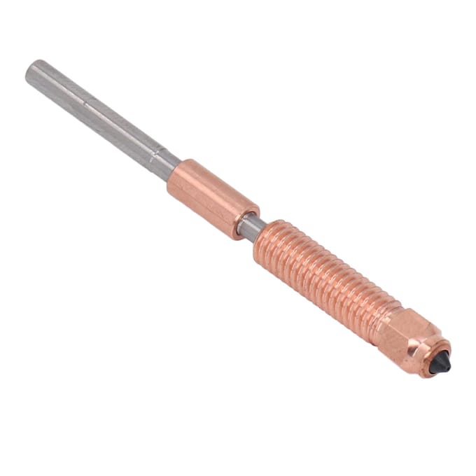 Snelwissel Nozzle 0.8mm Titaniumlegeringen Koperlegeringen Gehard Staal Geïntegreerde Hotend Nozzle voor gray