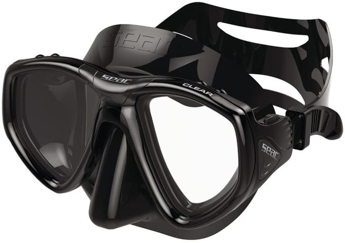 Seac Sub Clear antifog duikbril - Zwart