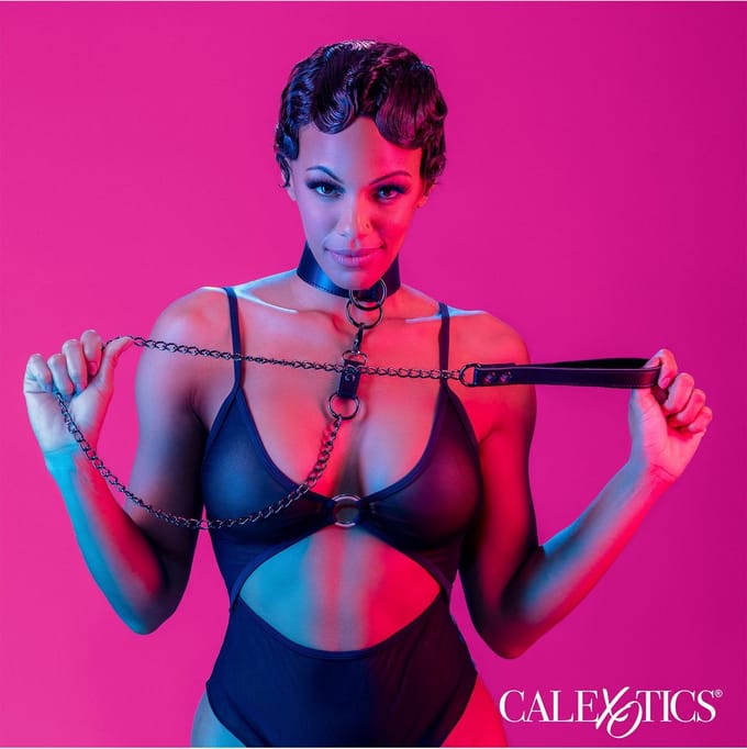 CalExotics Euphoria Halsband met Ketting Riem