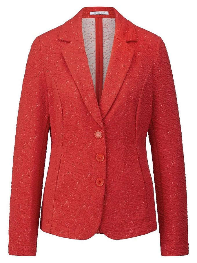 Jersey blazer Van Peter Hahn rood