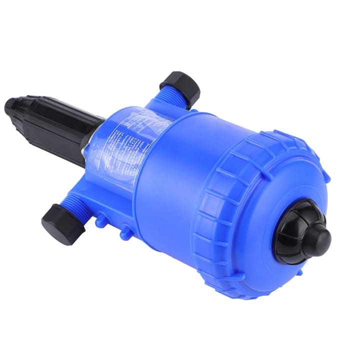 Dispositif de dosage automatique Injecteur d'irrigation alimenté par pompe doseuse d'eau pour jardin blue