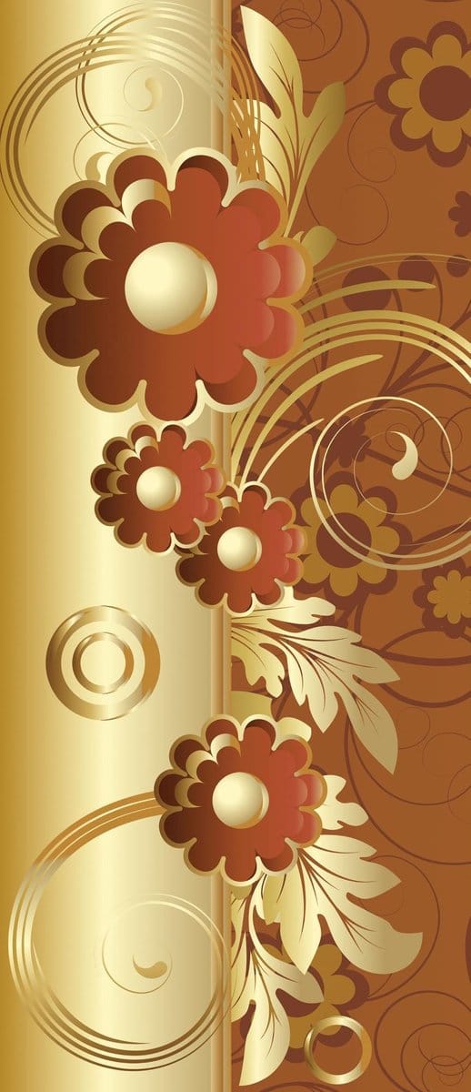 Flowers Abstract Photo Wallcovering
