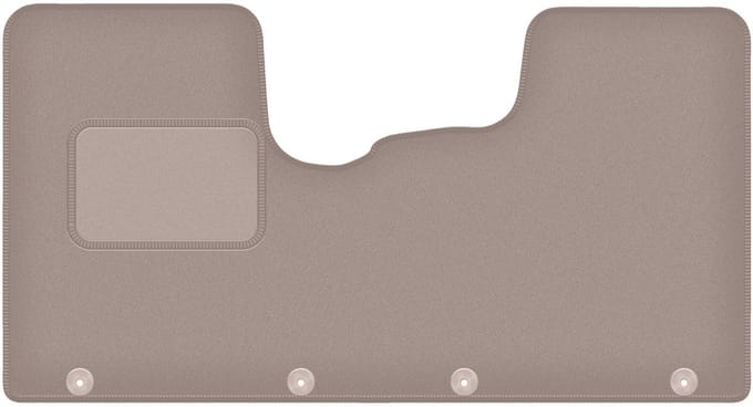 Beige veloursmatten voor: Opel Vivaro II bestelbus (2014-2019)