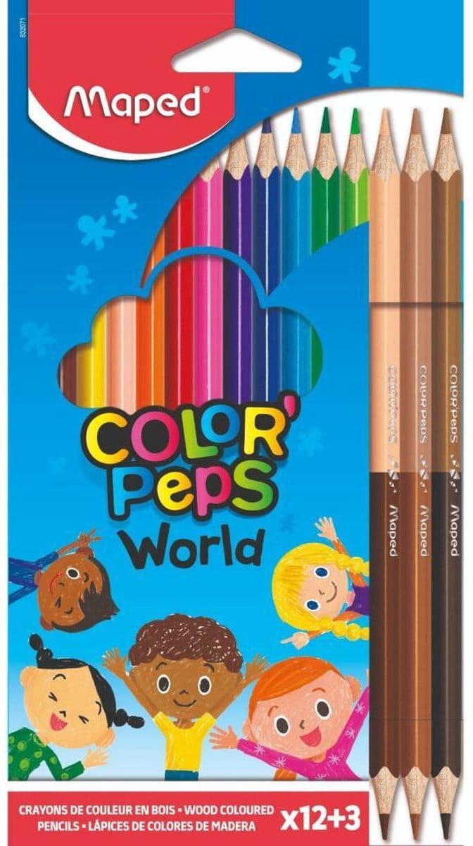 Maped Color'Peps World Colour pencils x15