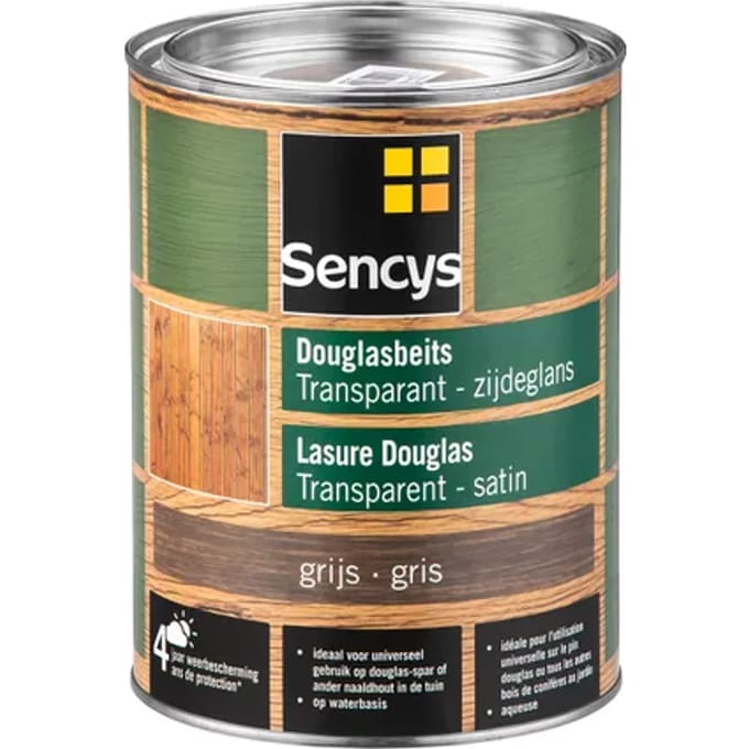 Sencys Douglasbeits Transparant Grijs 2,5l
