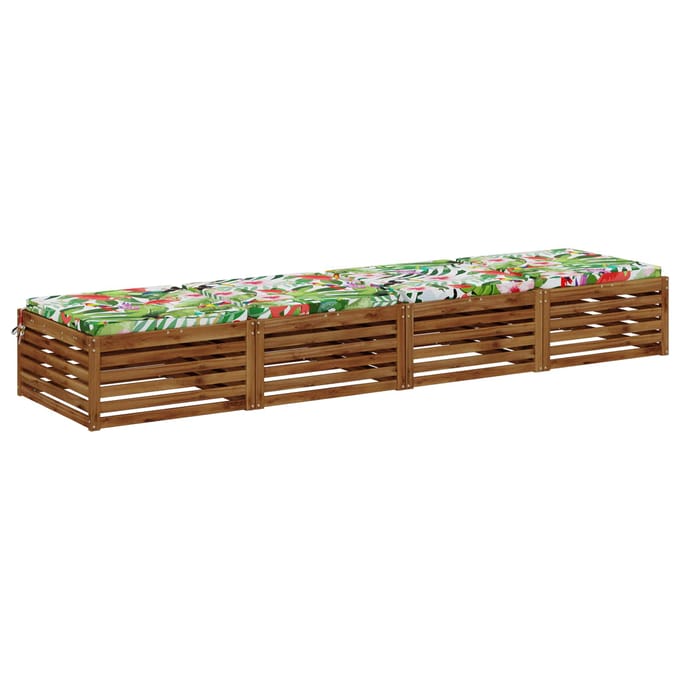 vidaXL - 4-Piece - Zitkussens - SOEST - 4 - st - 100% - Polyester - Meerkleurig