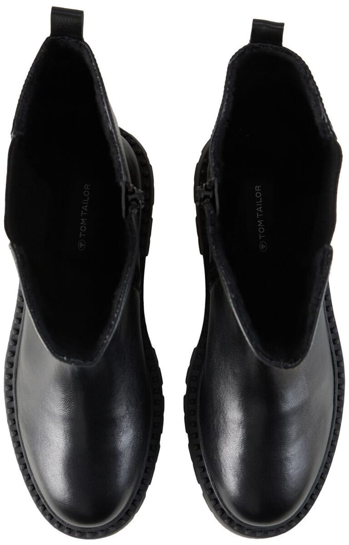 Tom Tailor - Gevoerde laarzen - Maat 41 - black