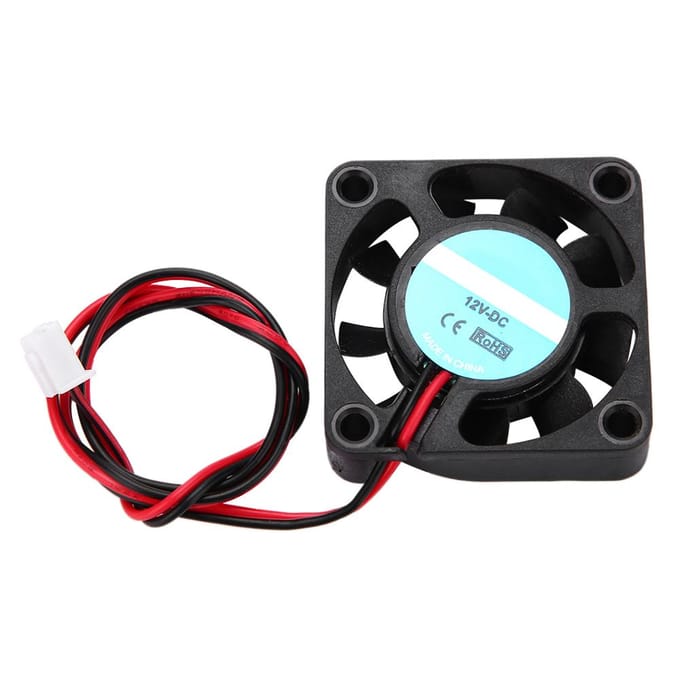 4 stuks 3D-printer montageonderdeel voor Makerbot Hoge snelheid koelventilator 12V 7000RPM 6.7CFM blue