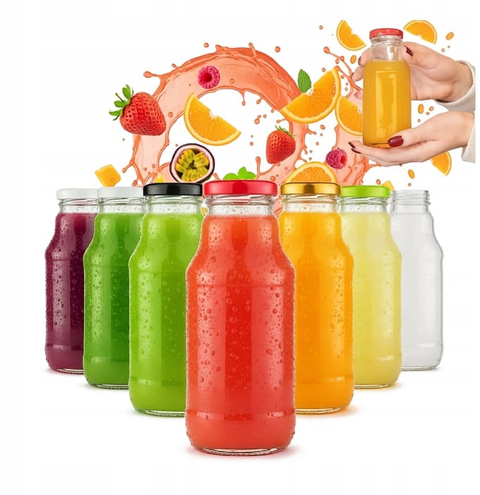 Kubus - Glazen Flessen - 330ml - Zwart