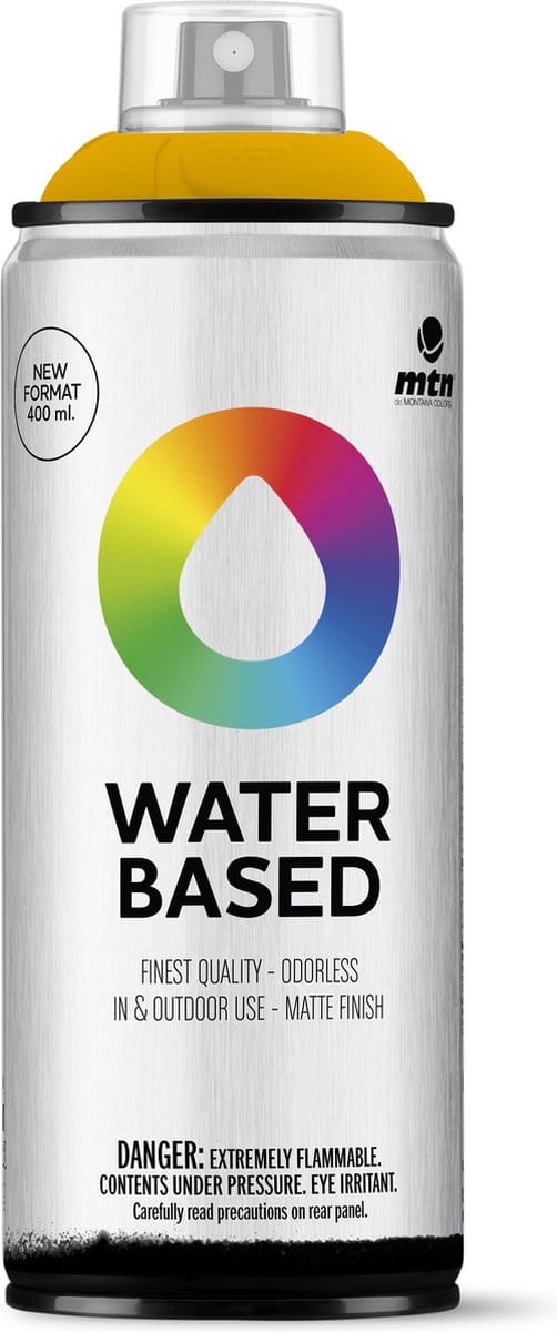 MTN Water Based Spuitbus - verf op waterbasis - RV-264 Jericho Yellow - 400ml