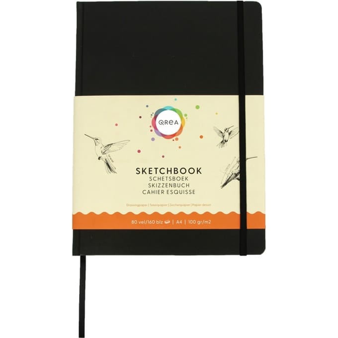 Tekenboek Qrea A4 80 vel 100gr