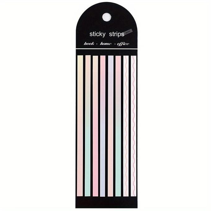 Marque-pages Longs Onglets Index Adhésifs Bandes Surligneur Transparentes Drapeaux Autocollants Onglets Notes Mémo, Bureau École