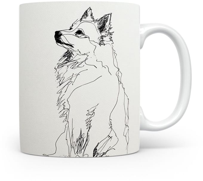 Beker Japanse Spitz