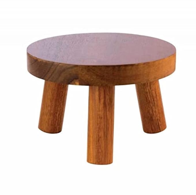 APS Buffetstandaard - Etagère voor Buffet - Serveerschaal - Standaard voor Buffet - Acaciahout - Ø 15 cm