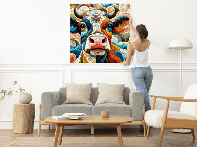 Kunstprint | Wanddecoratie | Dibond | 100 × 100 cm
