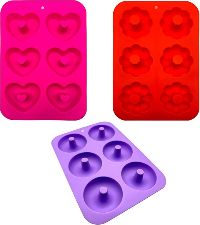 Purepeak Donut Maker Set 3 Stuks - Donut Bakvorm - Donutvorm