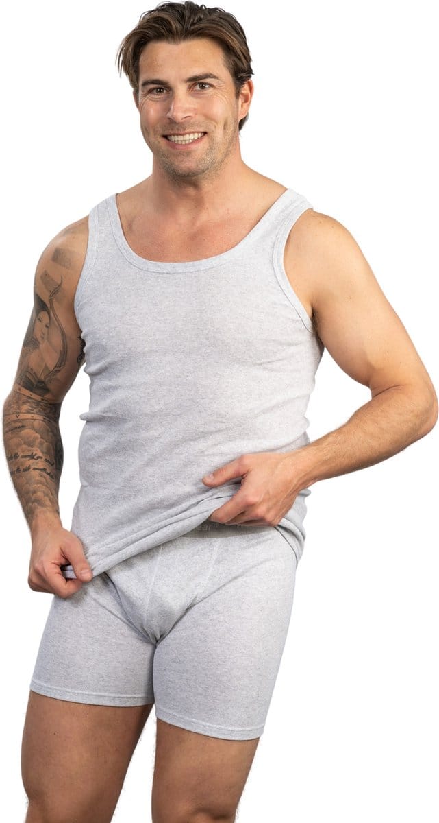 HL Tricot - Boxershort active - Maat S - Mannen - GRIJS -