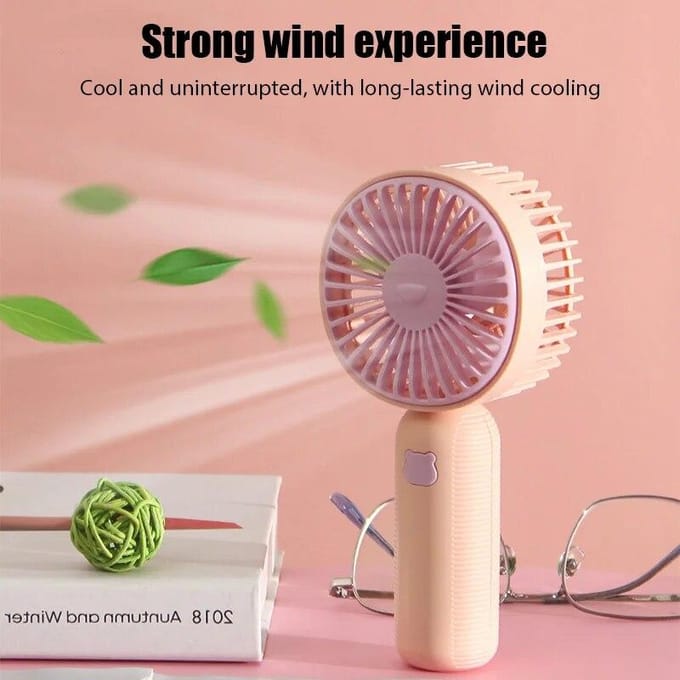 Mini draagbare ventilatoren Handheld USB oplaadbare ventilator Luchtkoeler Outdoor Travel Handventilatoren