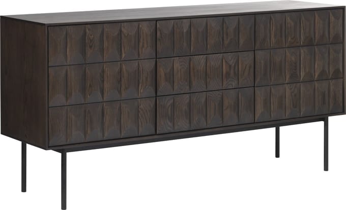 Dressoir Latina Espresso 3 Delen - Giga Living