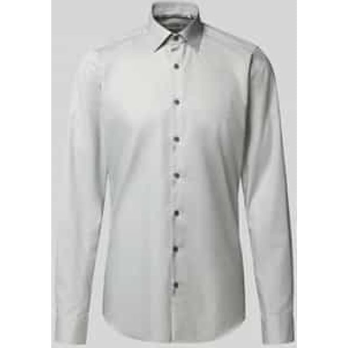 slim fit zakelijk overhemd met extra lange mouw