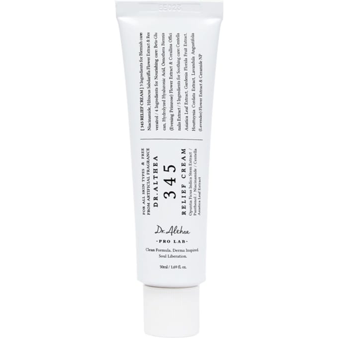 Dr. Althea 345 Relief Cream &amp; Gentle Vitamin C Serum 50 ml + 30 ml