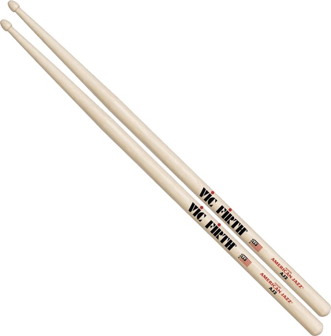 Vic Firth AJ2 drumstokken hickory Jazz 2