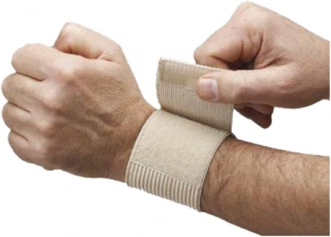 Orione - Elastische polsband met klittenband sluiting - Universeel