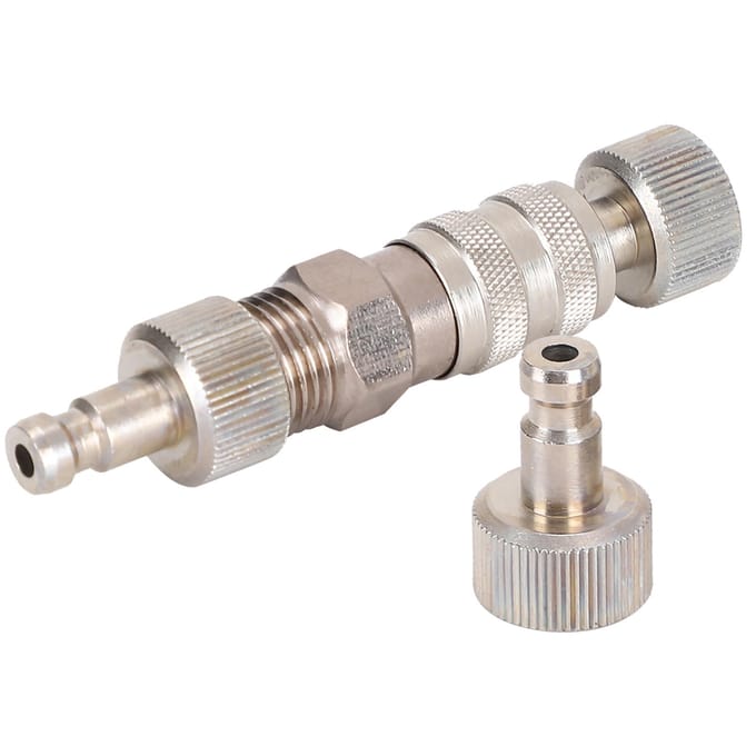 Messing Airbrush Koppeling Snelkoppeling Ontkoppelingsfitting Koppeling Adapter Professionele Accessoires gray