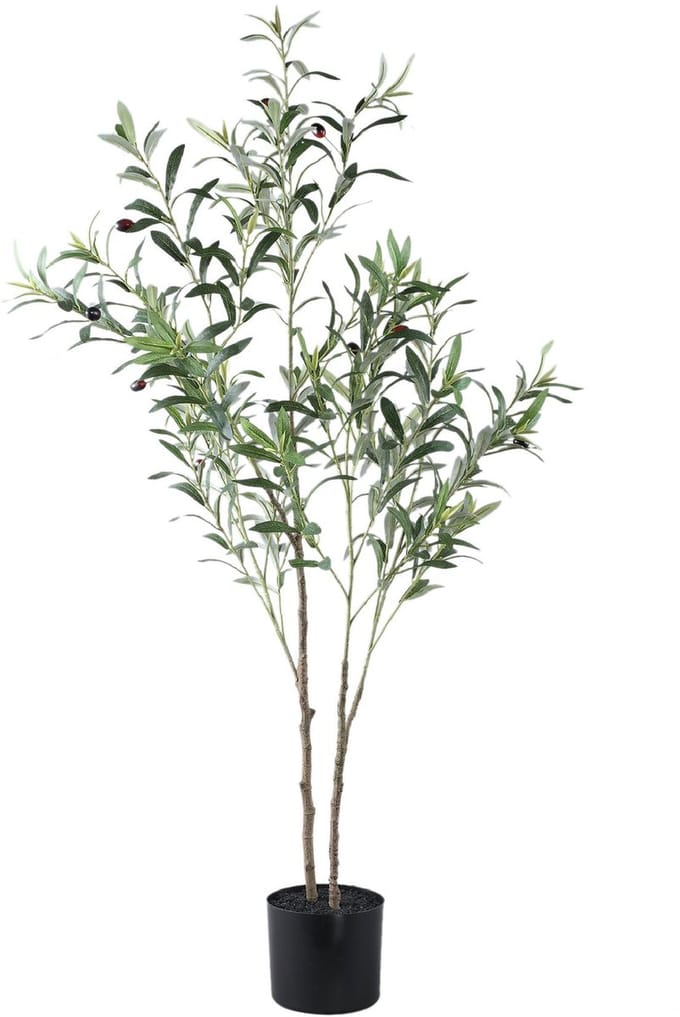 PTMD Kunstplant Olive - 92x65x126 cm - Polyester - Groen