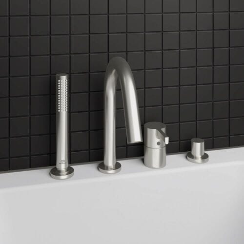 Ideal Standard 4-hole bath faucet for tub edge with spout BC789GN