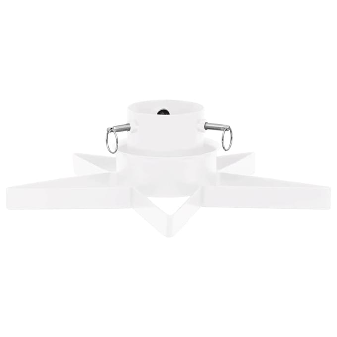 vidaXL Kerstboomstandaard 47x47x13,5 cm wit