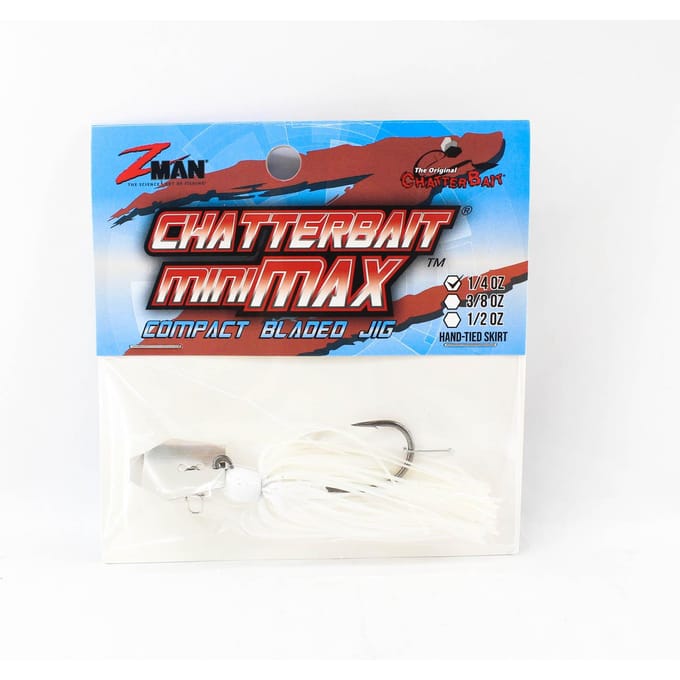 Leurre coulant Zman Chatterbait Mini Max 1/4 Oz Pearl Ghost (7784) brown