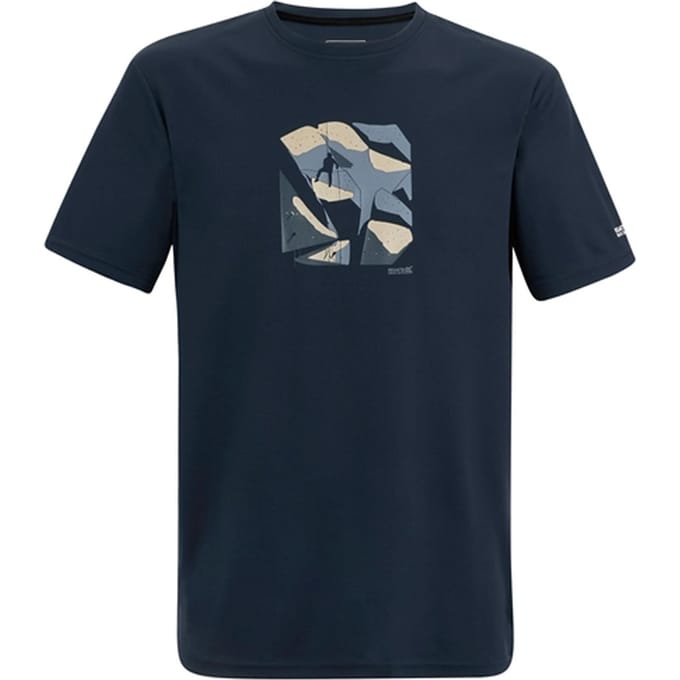 Regatta Heren Fingal Rotsklimmer T-Shirt (Marine)