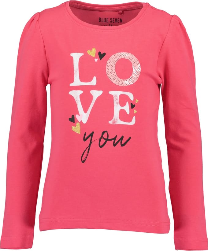 Blue Seven - Meisjes shirt - Roze - Maat 104