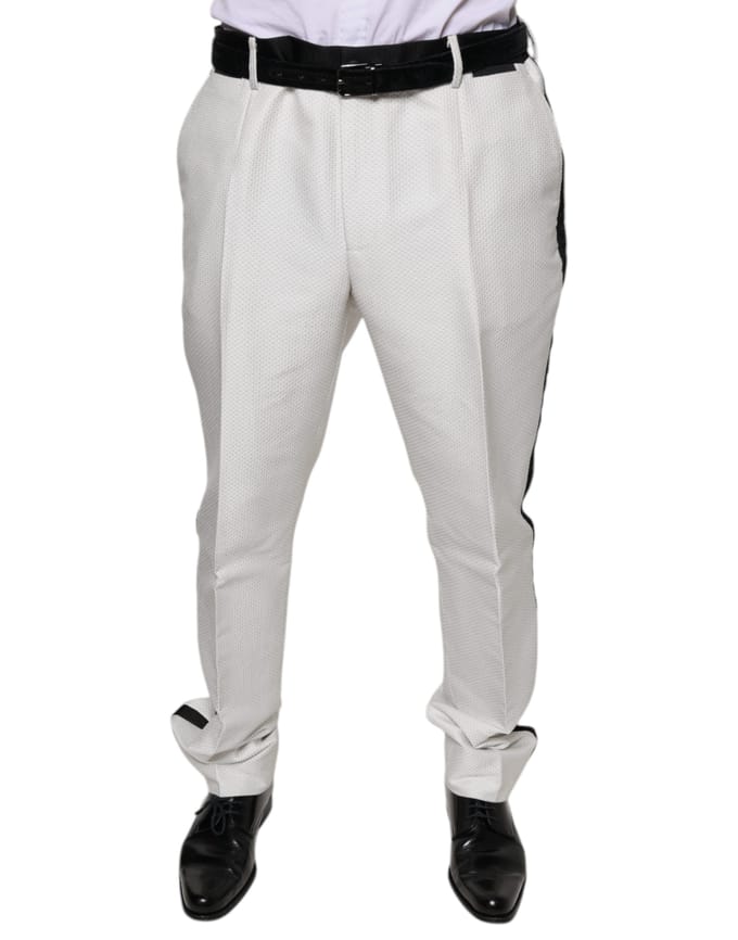 Slim Fit Broek Met Zijstreep