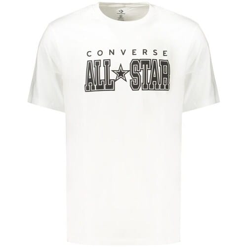 Converse Witte Katoenen Mannen T-Shirt