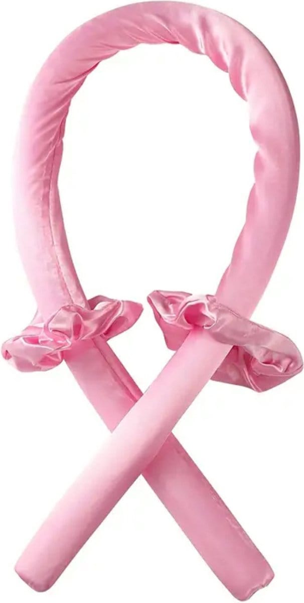 Heatless curls set - roze - krullen - zonder warmte - haar