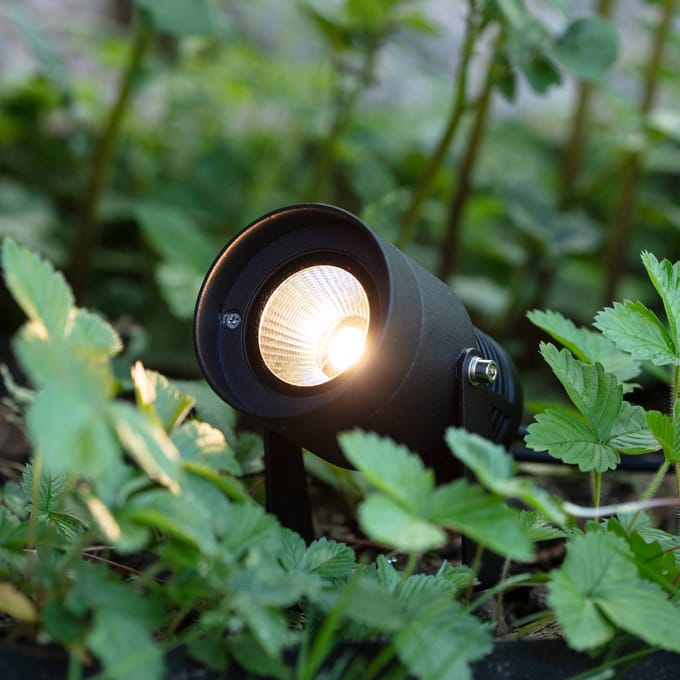 Markslöjd Garden 24 LED-spot, zwart, 6 watt