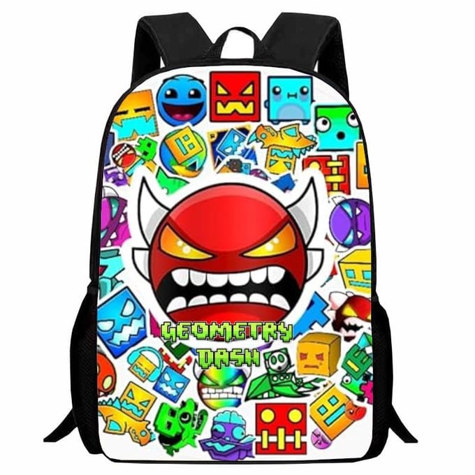 Geometry Dash Student Rugzak Geometry Sprint Rugzak Lichtgewicht 12e Klas Jongens en Meisjes