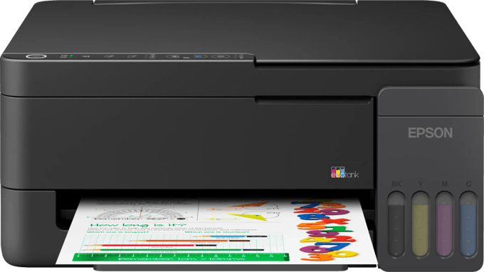 Epson EcoTank ET2910 Multifunctionele printer Inkjet Kleur A4 Printen, scannen, kopiëren