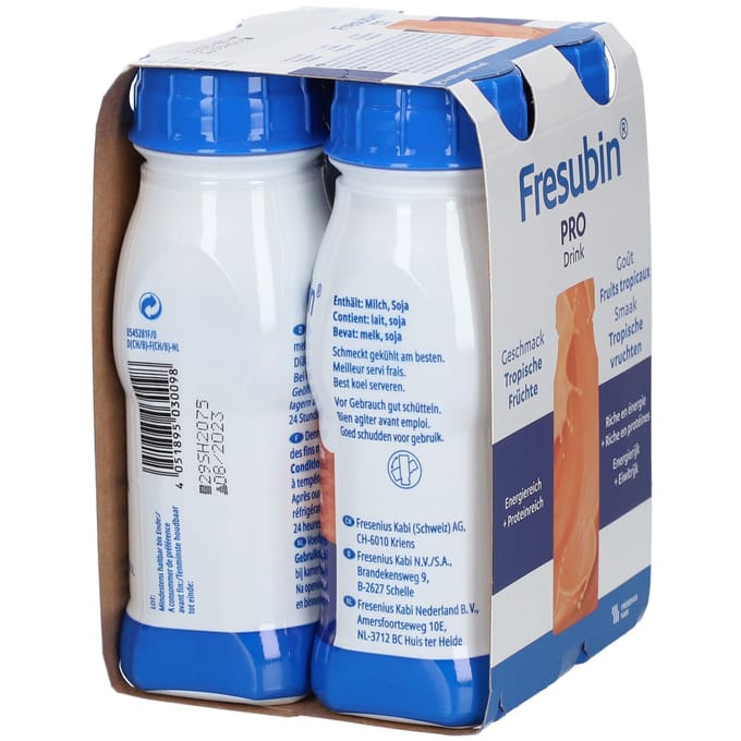 Fresubin Pro Drink Tropische Vruchten Fl 4x200ml