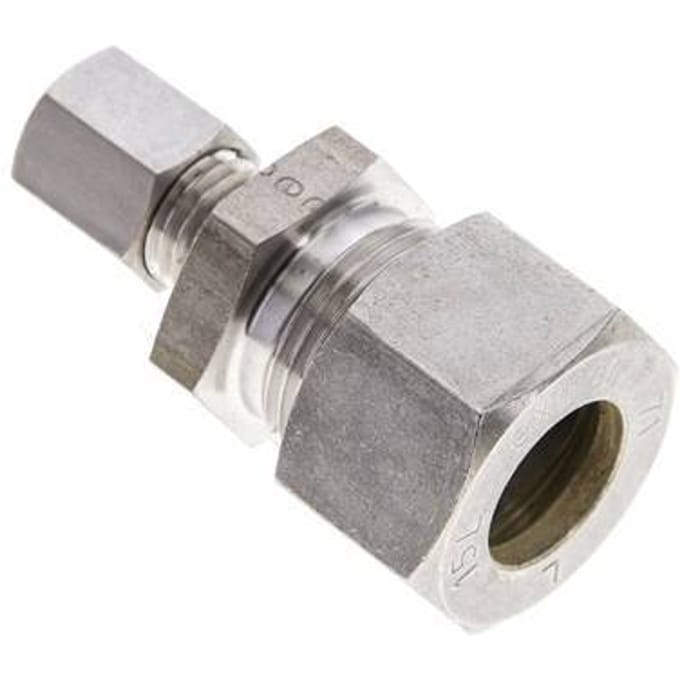 6L & 15L RVS Rechte Knelfitting 315bar ISO 8434-1