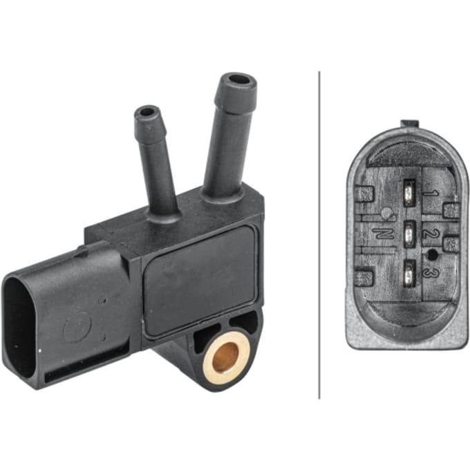 Sensor, uitlaatgasdruk HELLA 6PP 009 409-171