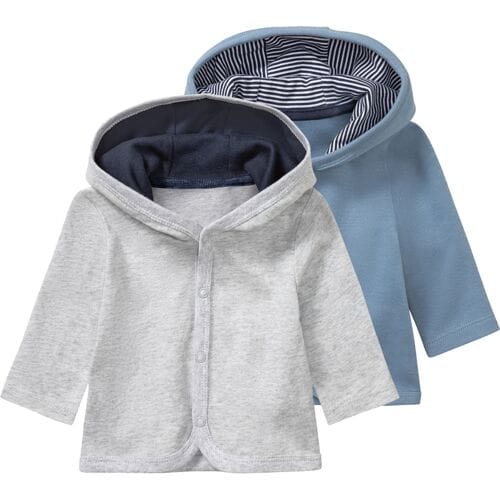 LUPILU Baby jas (Grijs/blauw, 86/92)