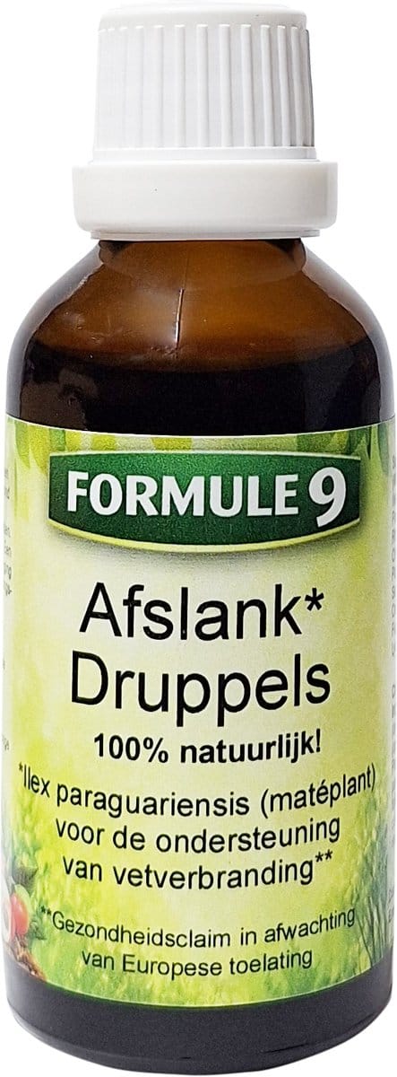 Natupharma Afslankdruppels- 9 kruidenmix met Mate & Guarana 50ml