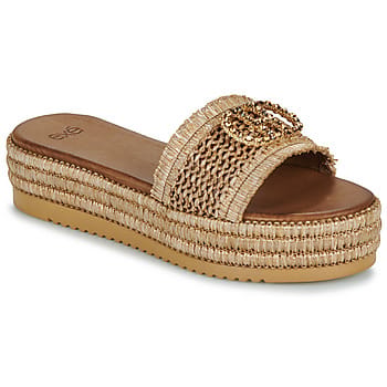 Slippers Exé Shoes 549-HYDRA-RAFFIA-TAN