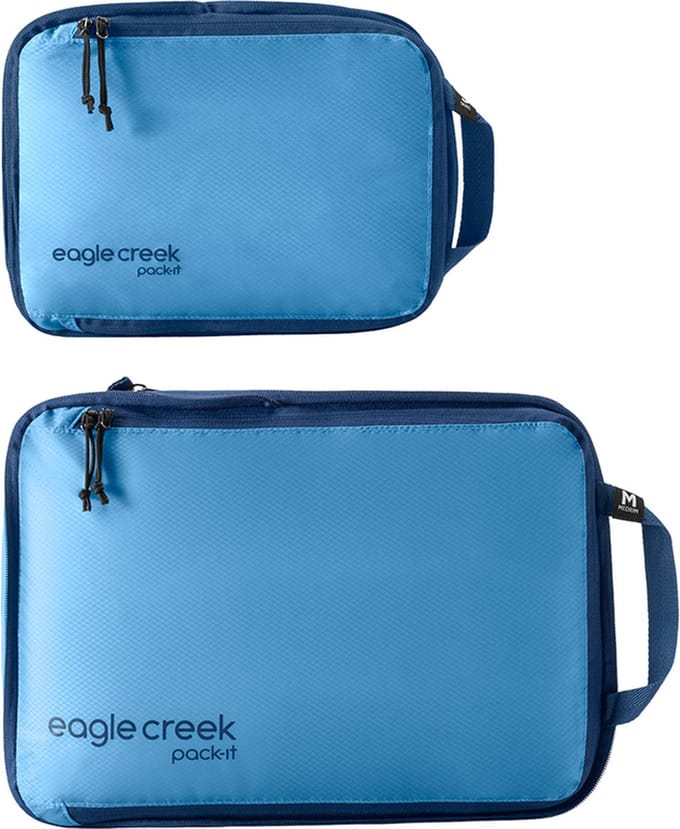 Eagle Creek Pack-It Isolate Compressiekubus Set S/M 2-delig - Packsack (blue dawn)