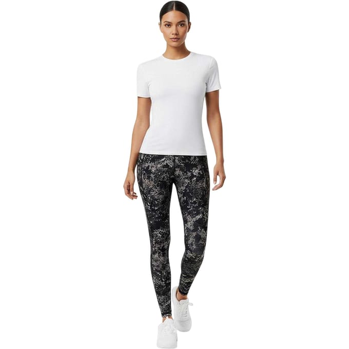 USA Pro Polyamide T-shirt voor dames (Wit)