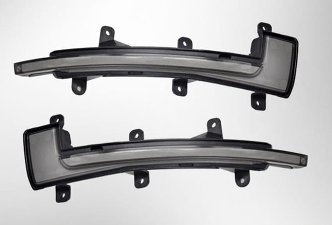 AutoStyle Set LED Zijspiegel-Knipperlichten - passend voor Audi TT 2006-2014 & R8 2007-2016 - Smoke - incl. Dynamic Running Light
