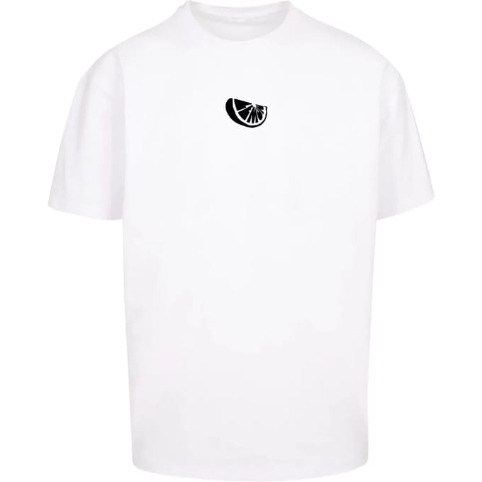 Oversized T-shirt Merchcode Wording Lemon Contour